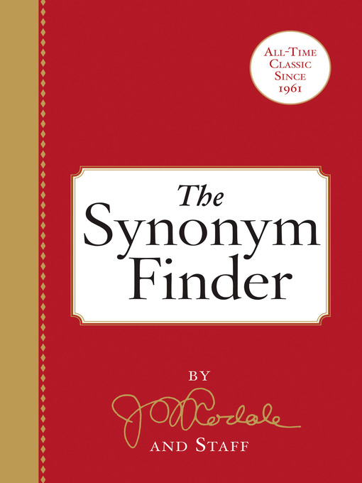 Title details for The Synonym Finder by J. I. Rodale - Wait list